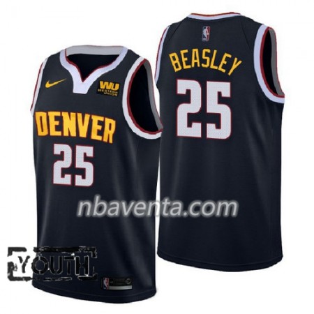 Camiseta Niños Denver Nuggets Malik Beasley 25 2018-2019 Nike Navy Swingman Camiseta Niños Denver Nuggets Malik Beasley 25 2018-2019 Nike Navy Swingman